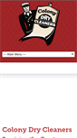 Mobile Screenshot of colonydrycleaners.com